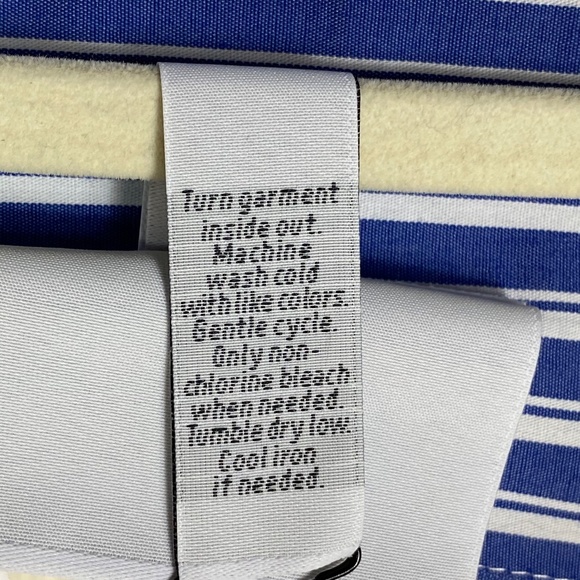 NWT Lane Bryant Blue and White Striped Midi Dress - Picture 9 of 9